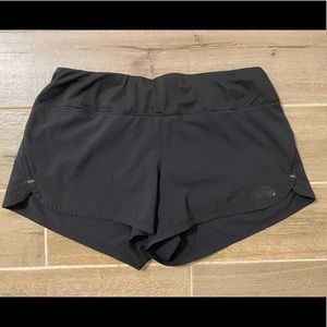 north face women’s black athletic shorts!
